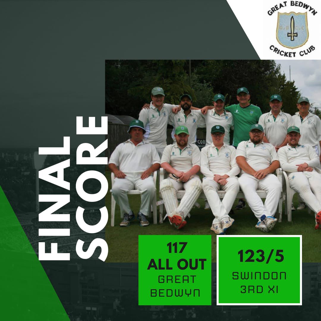 Well a disappointing Saturday for the travelling #GreenArmy as we slumped to a 5 wicket defeat against Swindon 

2 league games to go, onto the next