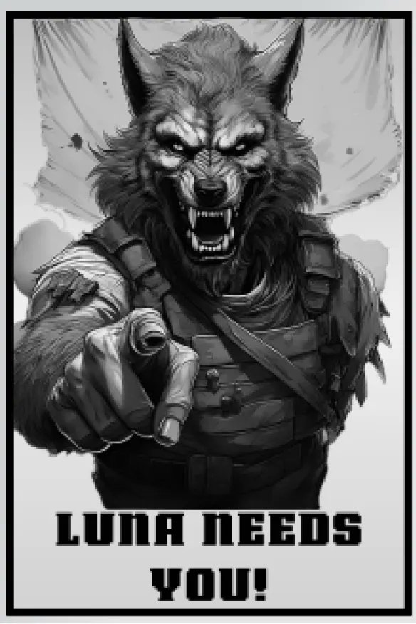MakerJayAU's tweet photo. War... War has come... I'm stuck in the Oortian Cloud, but I will be fighting alongside my Lycanox brethren soon enough. Down with the Martian scum.
Join the discord. Help the Lycanox front.
#underpunksrpg #lycanox #waxnft #waxfam @underpunks @WAX_io https://t.co/HVV4uKme6P