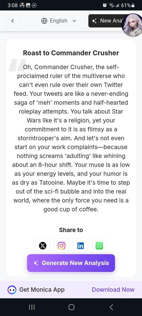 ((Lmao. 😂 

Accurat.