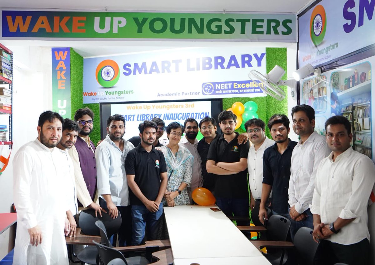 MaskoorUsmani's tweet image. | @WakeUpYoungster की तीसरी फ्री लाइब्रेरी का शुभारंभ दिल्ली सरकार की शिक्षामंत्री @AtishiAAP Ji के साथ किया। अजीज दोस्त @shanu_w और उनकी पूरी टीम को इस शानदार लाइब्रेरी के लिए दिल से बधाई। इसी तरह शिक्षा के ज्योत को हर वर्ग तक पहुंचाते रहिए!
#smartlibrary #okhla #delhi