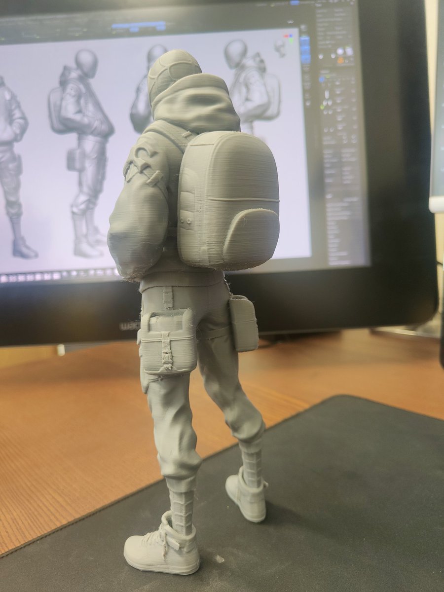 Andre_Ferwerda's tweet photo. I'm so happy with this 3D print of SpiderMan that I sculpted in ZBrush! 
Can't wait to paint and display it.
#3DPrinting #ZBrush #ElegooNeptune4Max #3DArt #Spiderman #CharacterDesign #3DSculpting #3DModeling #3DArtist #DigitalSculpting #ToyPhotography #MarvelFans #MiniaturePaint https://t.co/YWlEblrslU