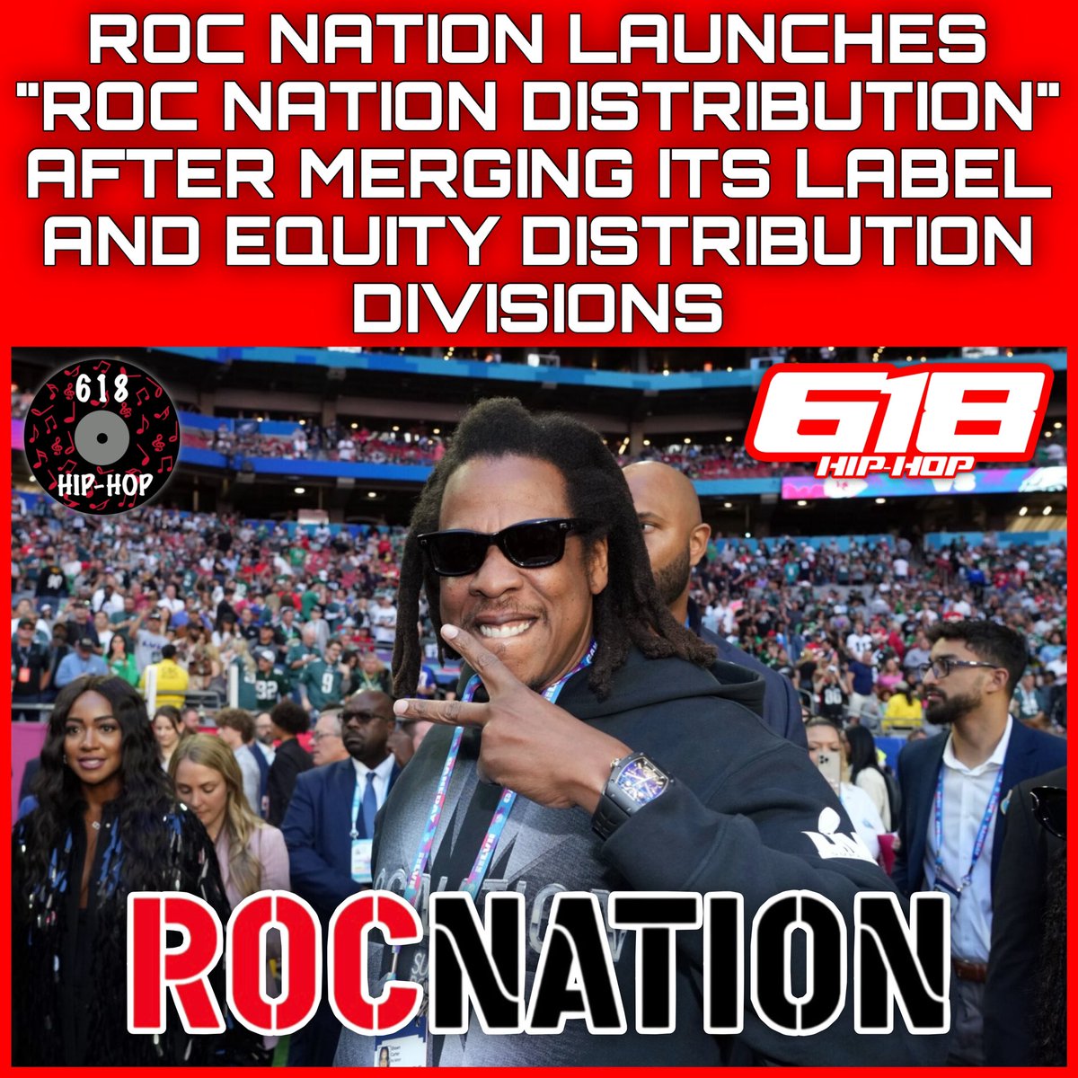 618_HipHop's tweet image. Roc Nation launches “Roc Nation Distribution” after merging its label and equity distribution divisions 

#RocNation has merged its Roc Nation Label and Equity Distribution divisions to create #RocNationDistribution, a platform available to all artists.