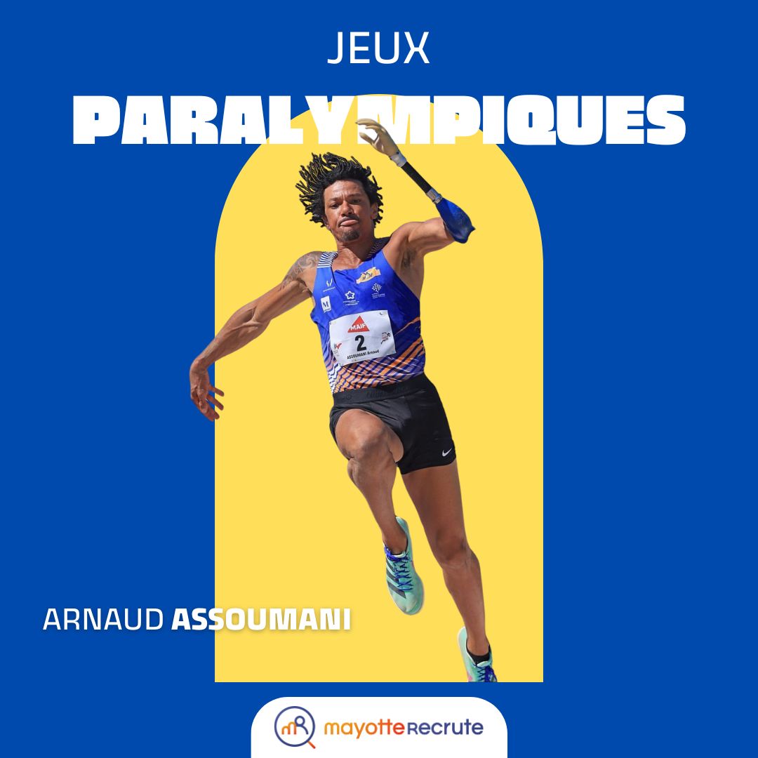 Arnaud Assoumani, athlète paralympique franco-comorien, champion de saut en longueur, prouve que les seules limites sont dans nos esprits. 💪 

Tous derrière Arnaud ! 🇰🇲🇫🇷 

#ArnaudAssoumani #Paralympics2024 #Mayotte #Comores #ArchipelDesComores