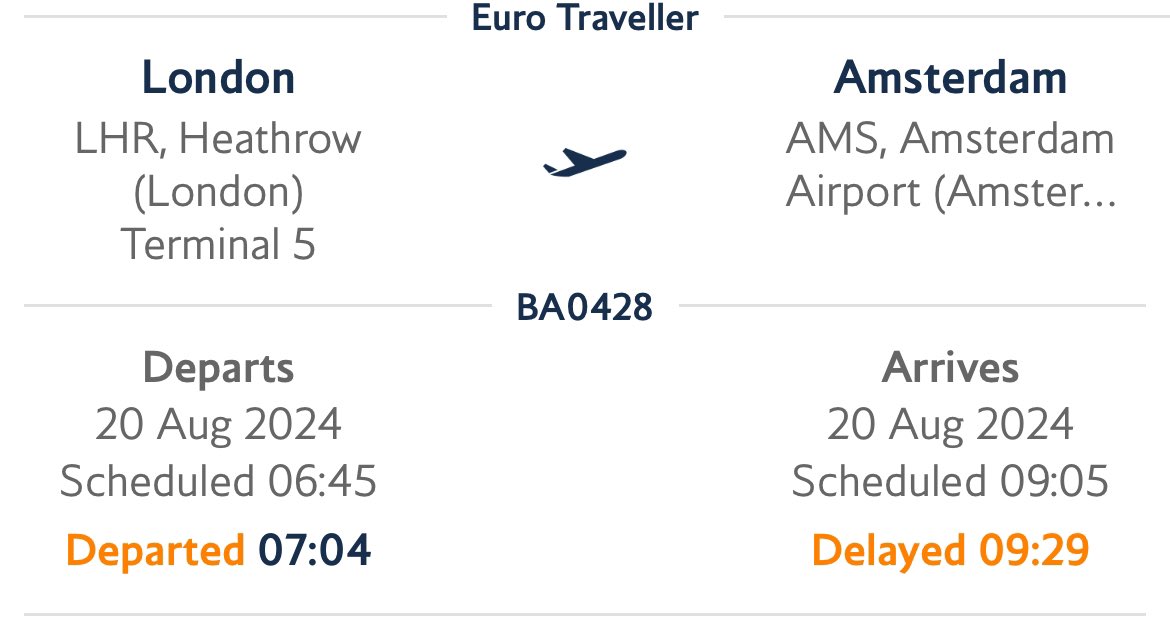 flyfreqOneWorld's tweet photo. And here we go again. @British_Airways delayed as usual. 6th time in a row.Really, I am considering now @staralliance switching… https://t.co/ODfu6Isiz2