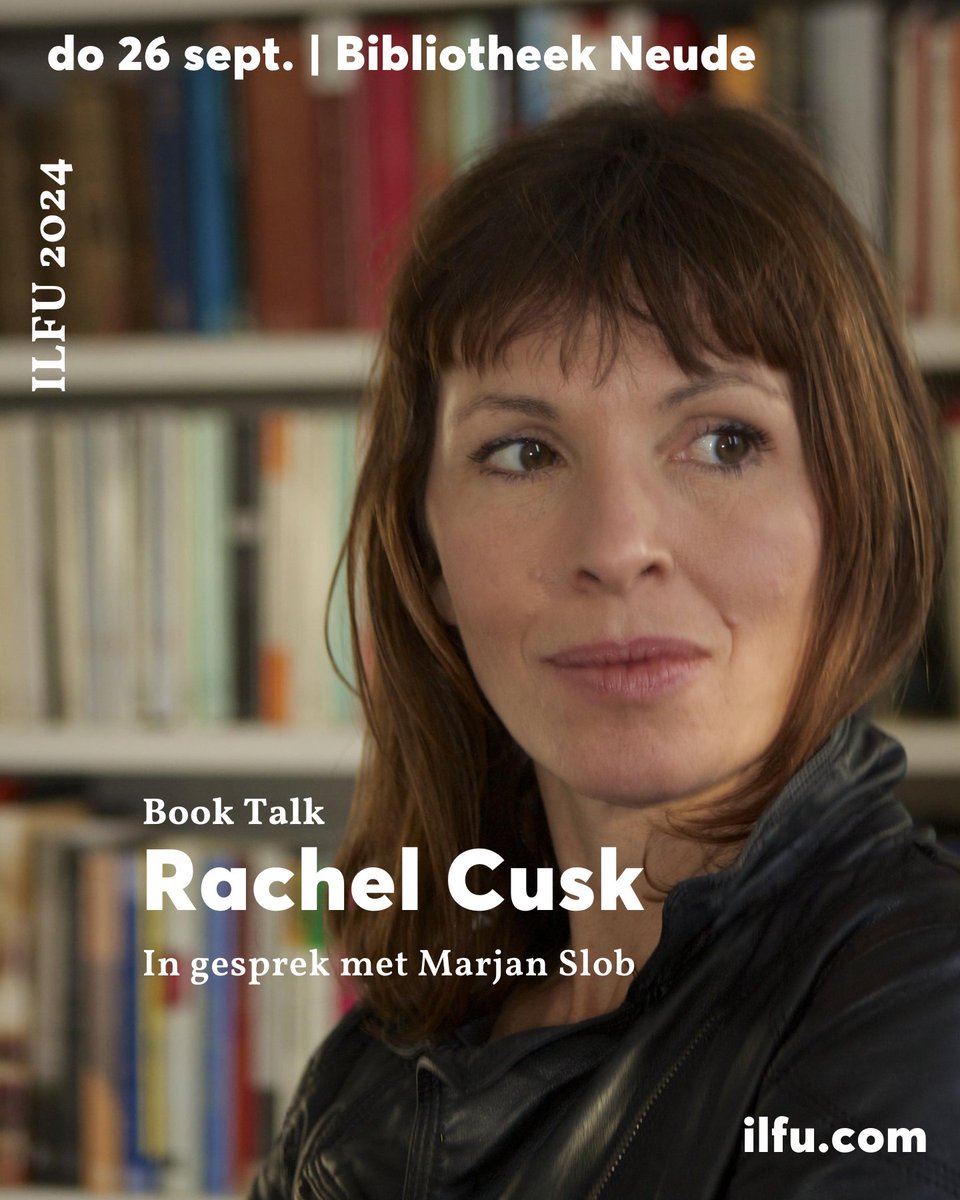 Ja hoi hallo, we hebben nóg een schrijver toegevoegd aan de toch al niet malse line-up voor ILFU 2024 🔥 Rachel Cusk komt op donderdag 26 september naar Utrecht voor een Book Talk over haar nieuwe roman 𝘗𝘢𝘳𝘢𝘥𝘦!
 
ilfu.com/agenda/ilfu-bo…