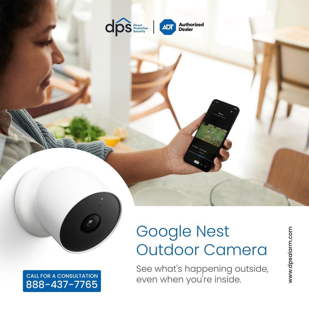 dpsalarm's tweet image. Get alerts when someone approaches your property with the Google Nest Outdoor Camera &amp;amp; see live video streaming in real-time.
Order yours today!  Call 8884377765 or visit. 
dpsalarm.com/products/googl…
#directprotectionsecurity #outdoorcamera #homesecuritydevices