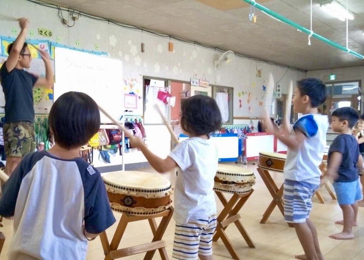 shin_taiko's tweet photo. 空知レッスンデイ2日目🥁
#音江中央保育園 のレッスンからスタート！
午後は #深川デイプレイスふれあいの家 にお邪魔して、夕方からは #音江イルム太鼓 のところへ行ってきます🚗 https://t.co/00BsN5Zsij