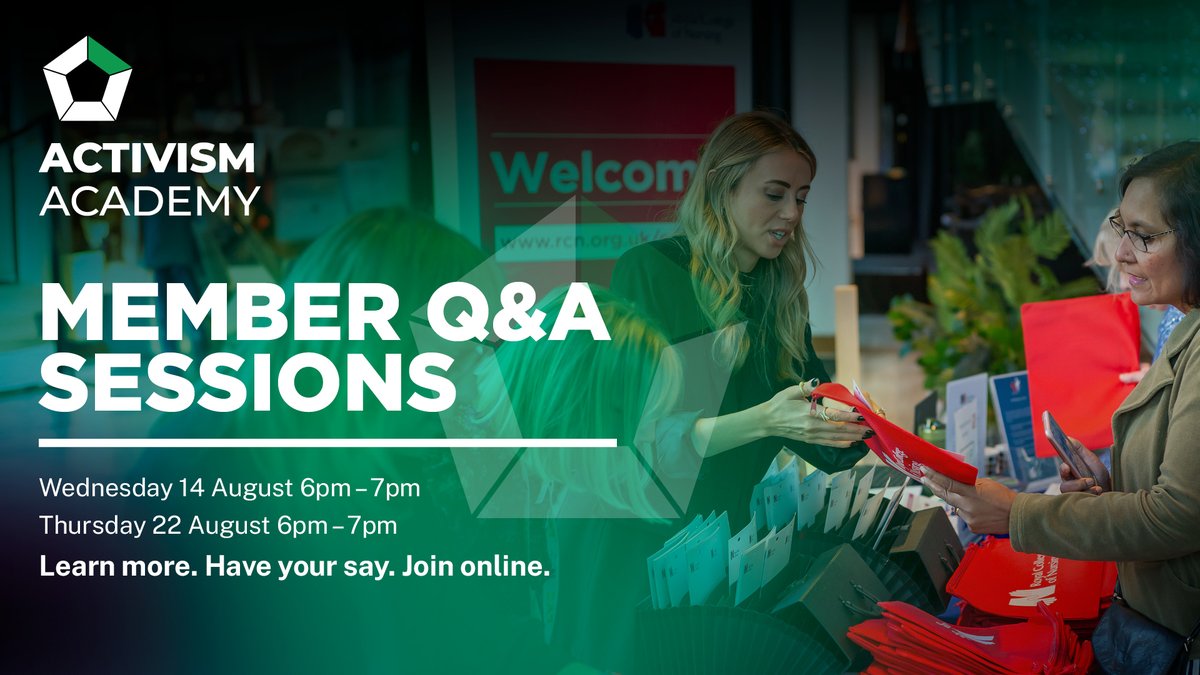 theRCN's tweet image. This Thursday; join @RCNActivism and get equipped with the skills and confidence to champion change at work.

Join our 1-hour online session to learn more!

🕕 6pm - 7pm
📅 Thu, Aug 22

🔗 bit.ly/3XabJjd