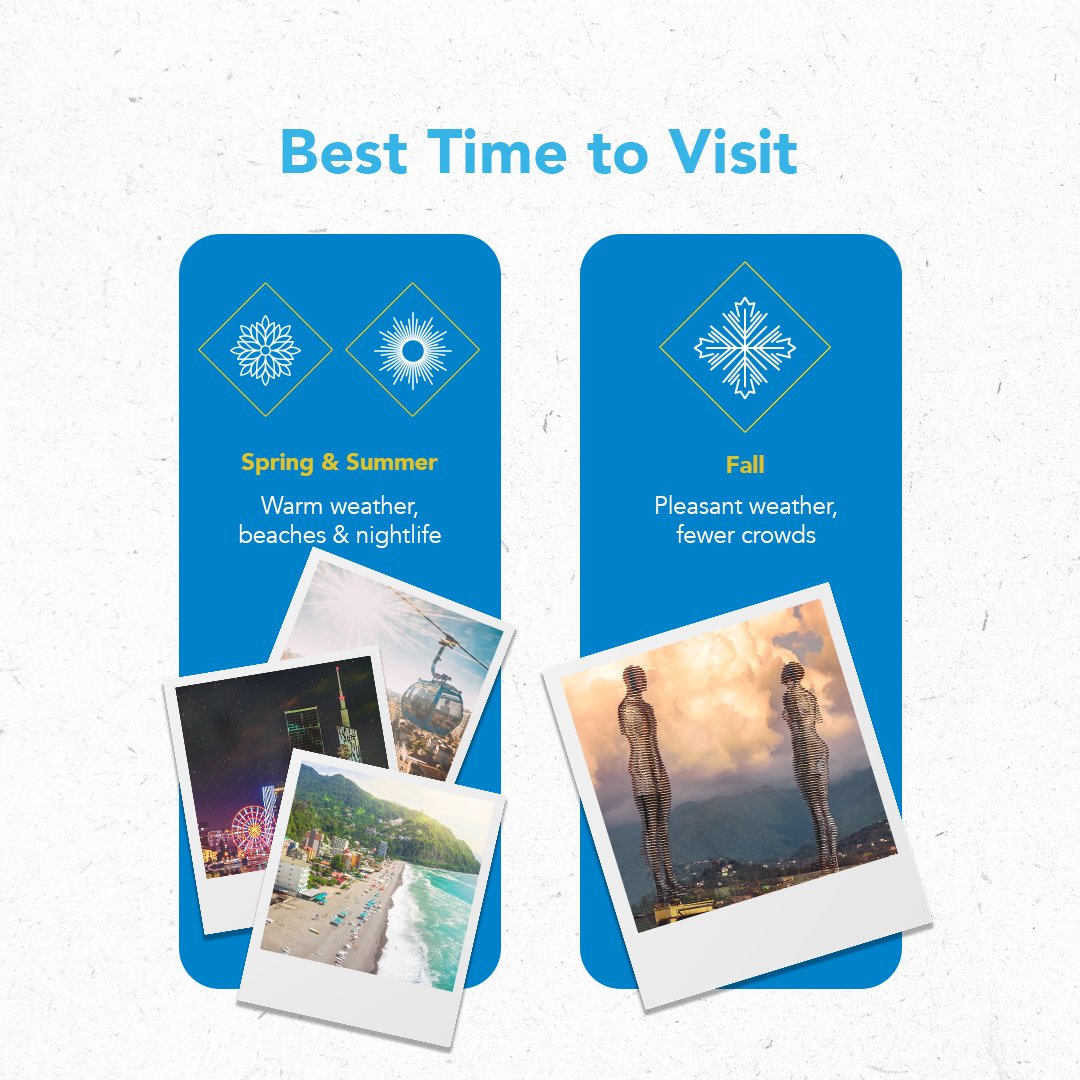 JazeeraAirways's tweet photo. سافر إلى باتومي بذكاء مع طيران الجزيرة!
قم بالتمرير لاكتشاف أفضل النصائح للاستمتاع بزيارتك في هذه المدينة الساحلية النابضة بالحيوية. احجز رحلتك اليوم!
#ExploreBatumi #TravelGeorgia #BatumiAdventures https://t.co/CJzFybcK2S