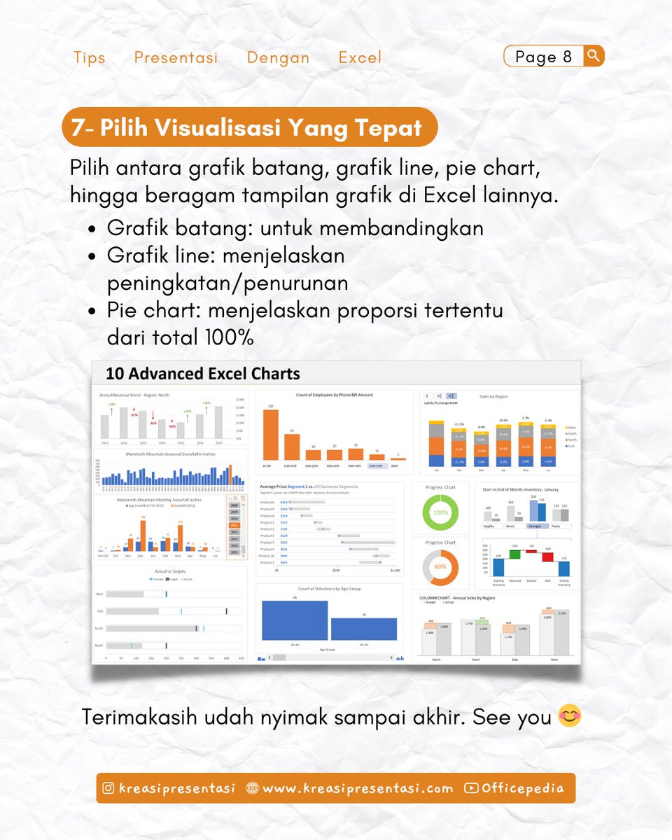 KreasiPrsentasi's tweet image. Karena jika datanya banyak, dan ospi yang memungkinkan dipakai adalah excel, bisa banget kok langsung pakai excel 👍

Sini-sini kita bisikin caranya di postingan yaa 😉

#amazingdatapresentation #amazingdatavisualization #tableau #tableausoftware #visualisasidata