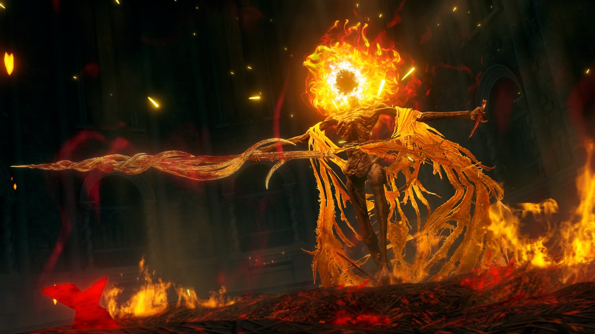 VersesEmbraced's tweet photo. I love that Midra pierces his hand during the cutscene and proceeds to use that barb as his dagger during the fight. #ELDENRING https://t.co/yYnes2mUT2