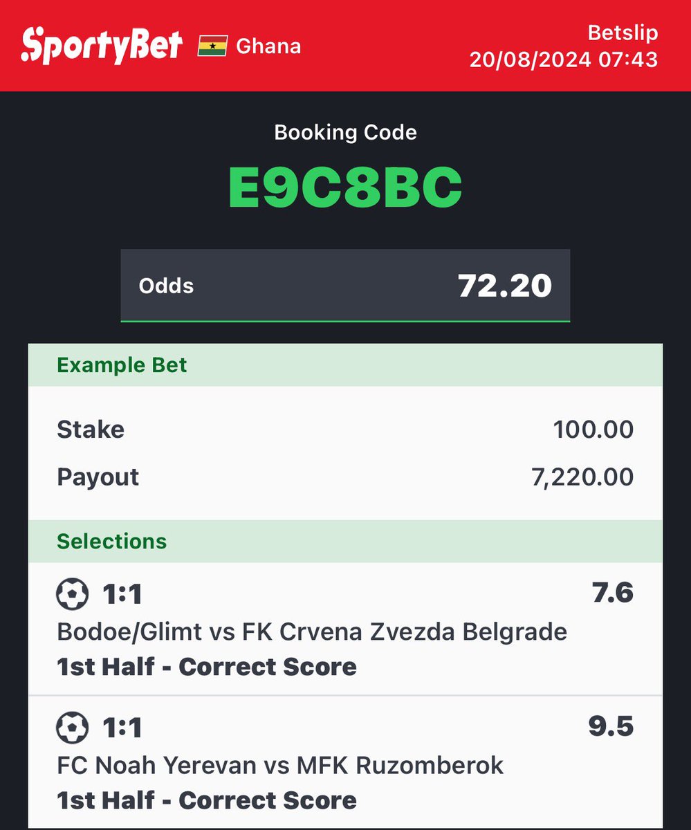 The Ht 1:1 Correct Score Is Back !!!🔥🔥🔥🔥🔥🔥🔥🔥 2/2 On God ..Retweet And Drop ur momo number for something small
