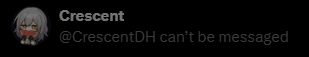 Ninzeldamon's tweet photo. @CrescentDH Think you'd have to follow me for me to be able to message you because of the new settings - not sure if I can answer if you start the DM's, followed you just in case if you wanna try it that way. https://t.co/skDAl3x3bO
