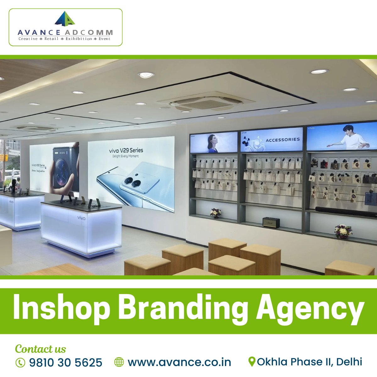 Avance_Adcomm's tweet photo. Transforming spaces into brand experiences 🌟 At Avance Adcomm, we bring your vision to life with our expert retail branding solutions!
Ready to elevate your brand? Let’s connect!
📞 +91 9810 30 5625
💻 https://t.co/Y0gkd5nTz7

#branding #trending #inshopbranding https://t.co/X1HVZPRcJf