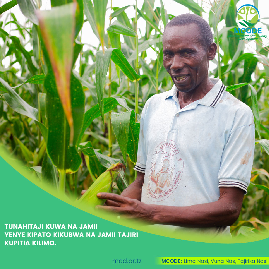 MCODE_NGO1's tweet image. Tunahitaji kuwa na jamii yenye kipato kikubwa na tajiri kupitia Kilimo.
#MCODE
#lima nasi,Vuna nasi,Tajirika nasi