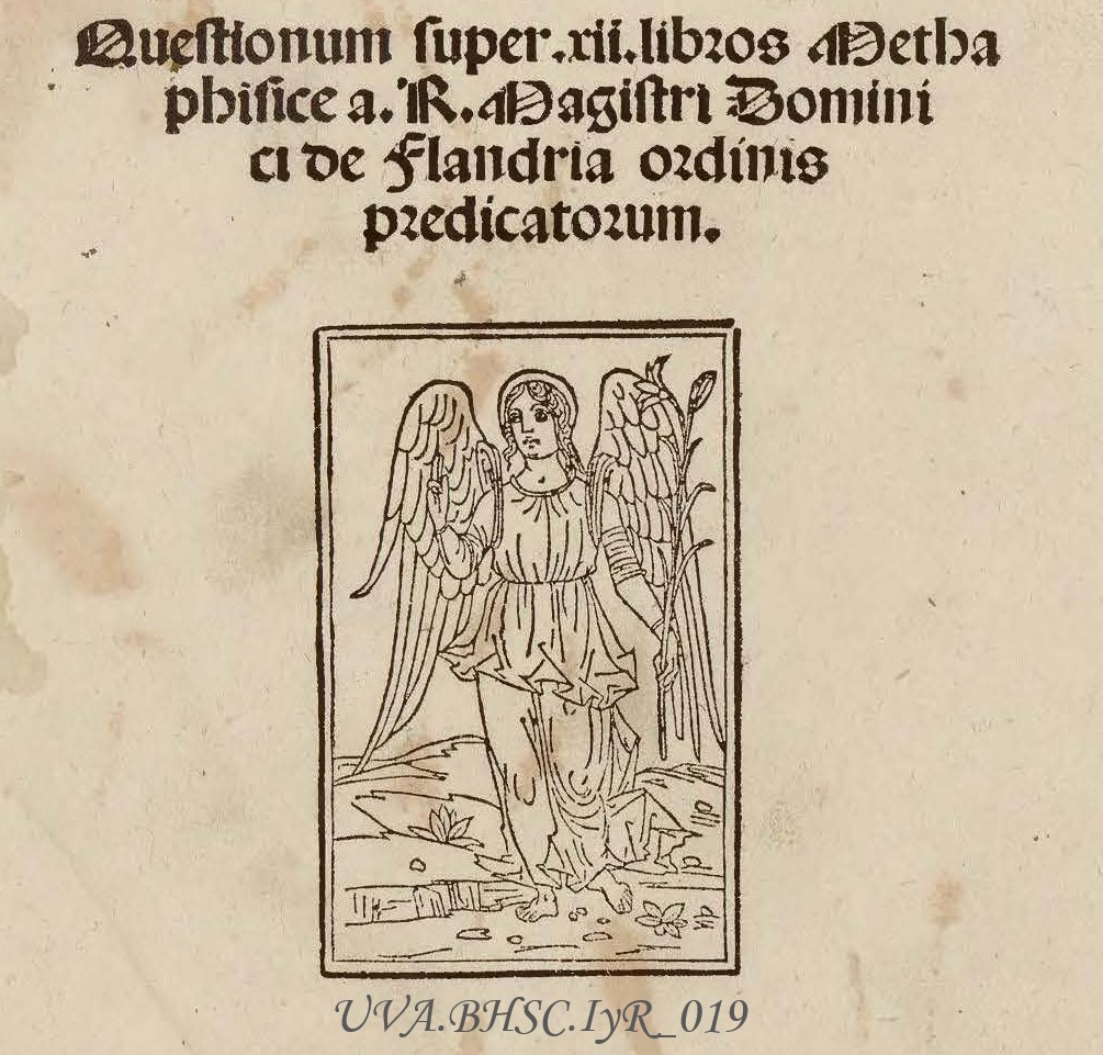 BUVaSantaCruz's tweet image. El #incunable 019 &quot;Quaestionum super. XII. libros metaphysice&quot; se terminó de imprimir en Venecia un 20 de agosto de 1499 uvadoc.uva.es/handle/10324/1…