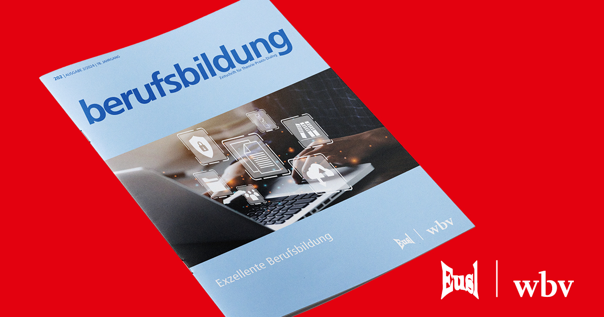 Was bedeutet Innovation in der beruflichen Bildung? Beitrag zur @bmbf_Bund-Exzellenzinitiative #InnoVET von Katharina Kanschat/ @bibb_de und Manuela Niethammer/ <a href="/tudresden_de/">TU Dresden</a> in #berufsbildung 2/2024

#OpenAcess lesen 👉u.wbv.de/bb2402w1so

 @vet_repository <a href="/bwpat/">bwp@</a> @euslverlag