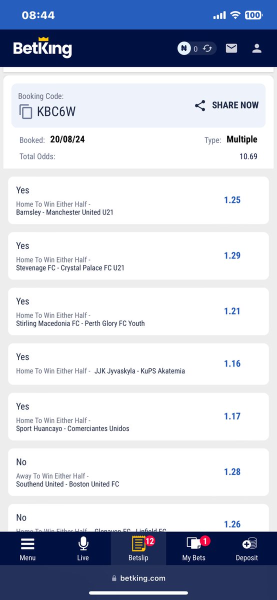 Kingsolomon_Jnr's tweet photo. 10 odds on @BetKingNG 

Booking Code:  KBC6W

Bet &amp; get over 1 million naira in free bets on Betking 

Register here 👇✅

https://t.co/RYyvlXJ16R

Bet responsibly 🔞🔞 https://t.co/F78uxPrhNH