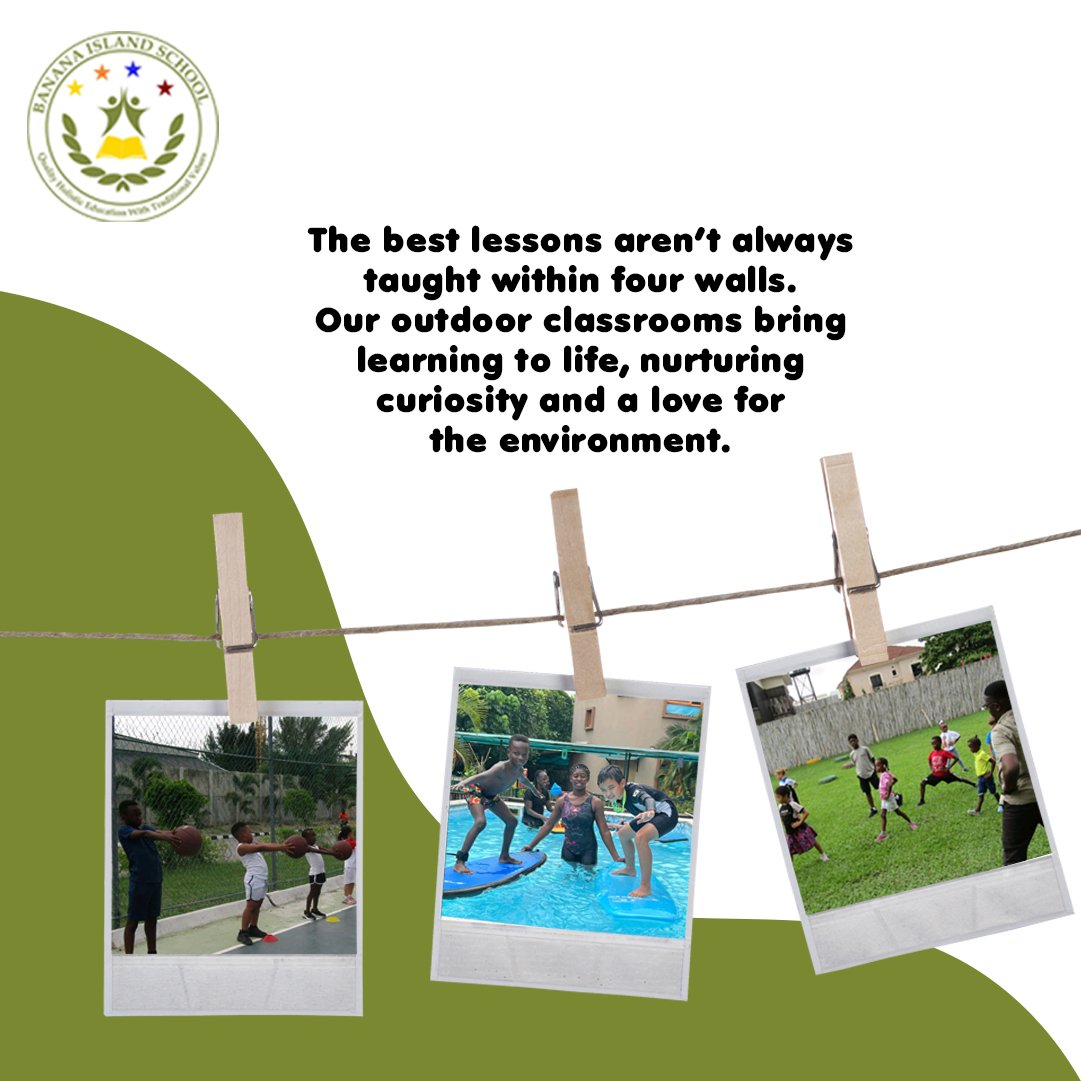bananaislandsch's tweet image. The best lessons aren’t always taught within four walls. Our outdoor classrooms bring learning to life, nurturing curiosity and a love for the environment. 📷

#OutdoorLearning #NatureClassroom #CuriosityUnleashed #EcoEducation #bananaisland #BIIS #nigeria