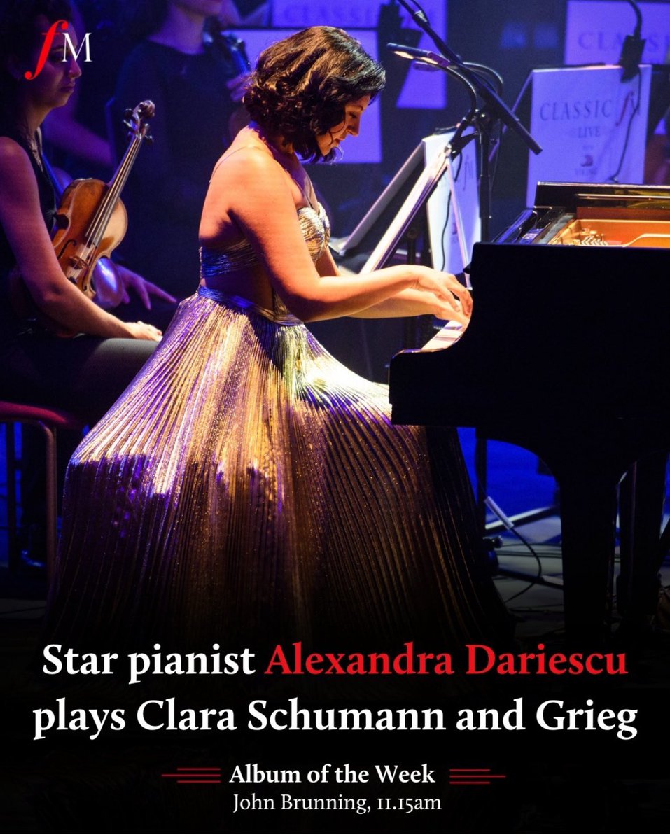 🎉 Hooooray 🥳 We are <a href="/ClassicFM/">Classic FM</a> Album of the Week 🥳 🎶 I’m beyond excited and so grateful for all the love and support! Make sure to tune in on Classic FM every day this week with <a href="/Johnbrunning/">John Brunning</a> 🙏🎹💿

 #AlbumOfTheWeek #ClassicFM #NewAlbum #ClaraSchumann #Grieg #piano