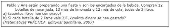lluismora's tweet photo. #propuesta Mejorar una actividad de libro de texto para introducir la comunicación matemática.
La actividad que muestra la imagen, un problema de aplicación, no exige al estudiante ninguna acción donde deba desarrollar sus habilidades comunicativas.
Puede mejorar de dos maneras. https://t.co/ceDXziAlvl