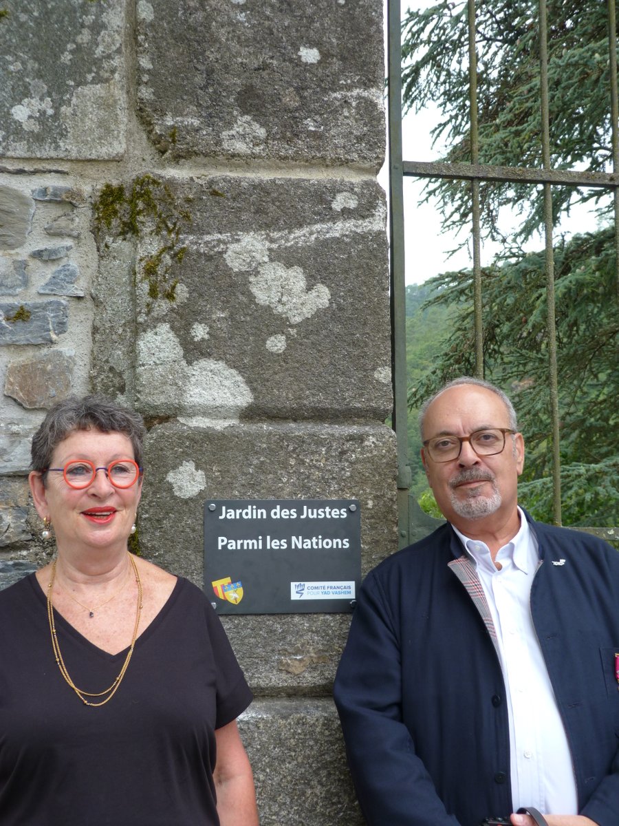 Membre du réseau "Villes et Villages des Justes de France", la commune de Vabre, en présence de nos délégués régionaux, a inauguré ce 13 août, un jardin des Justes parmi les Nations dans le cadre des 80 ans de la libération. 
#lamemoireadelavenir