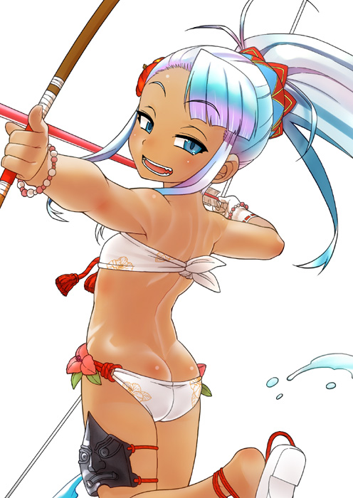 今年の夏は暑中お見舞いイラスト無理!
ということで以前に描いたけどまだ使われてない夏浦添城のワルい表情差分を。
5年も経ったしまぁ…いいでしょ。 