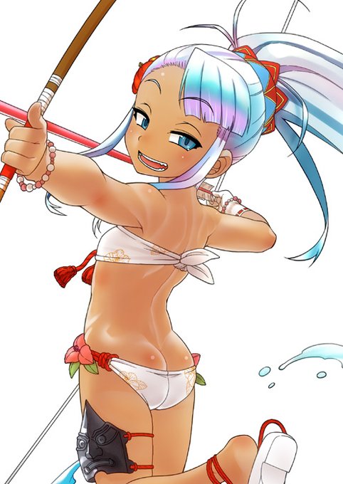 今年の夏は暑中お見舞いイラスト無理!
ということで以前に描いたけどまだ使われてない夏浦添城のワルい表情差分を。
5年も経ったしまぁ…いいでしょ。 