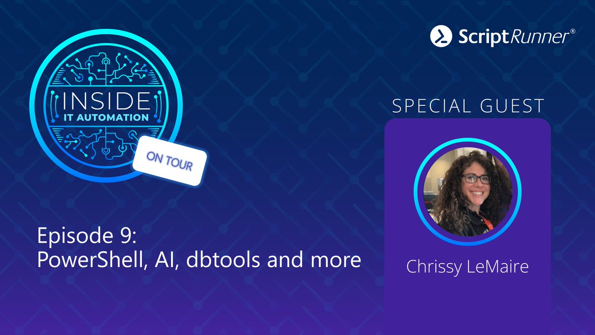 HeikoBrenn's tweet image. During #PSConfEU I had a great conversation with Chrissy LeMaire about #PowerShell, AI, #dbatools &amp;amp; more.

She also talks about her new book „Generative AI for the IT Pro“.

Don’t miss the premiere tomorrow at 16:00 CEST | 10 am EDT.

📺 Watch it on YT:
youtube.com/watch?v=KT0unT…