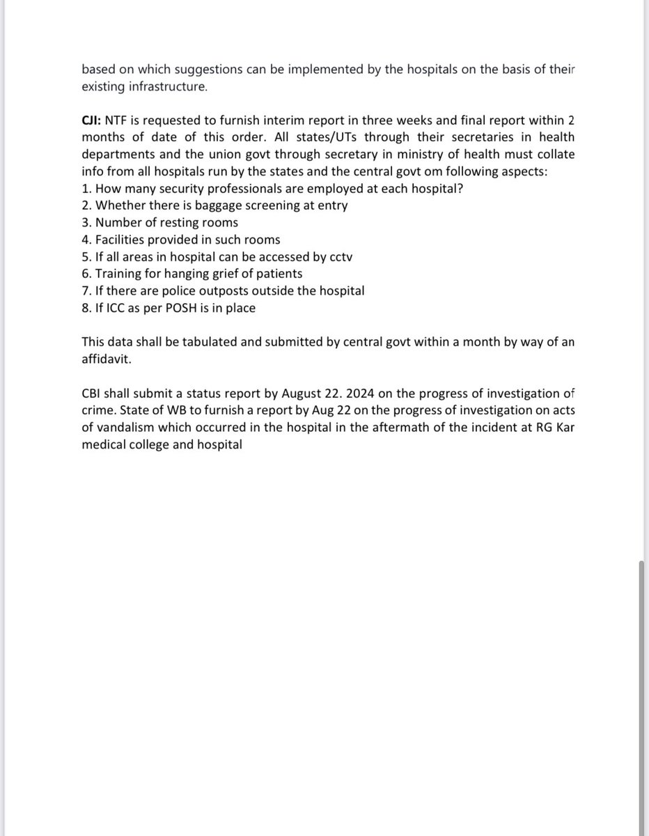 Order by CJI on #RGKARMEDICAL 

Massive respect for Supreme Court 

Kapil Sibal tried his best to manipulate CJI .