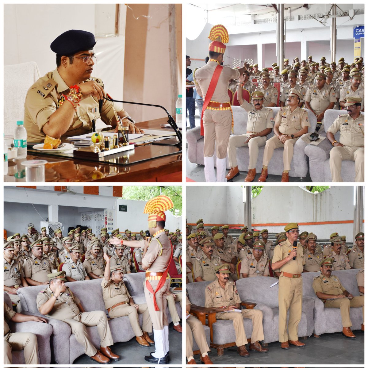 co35pacup's tweet photo. सैनिक सम्मेलन/जोनल गोष्ठी
आज दिनांक20.08.2024को सेनानायक 35वीं वाहिनी पीएसी श्री अतुल शर्मा महोदय की अध्यक्षता में सैनिक सम्मेलन/जोनल गोष्ठी का आयोजन किया गया। जिसमें जवानों की समस्याओं आदि का निस्तारण किया गया एवम उत्कृष्ट अधिकारियों/कर्मचारियों को उपहार देकर सम्मानित किया गया https://t.co/nepA0lxDqy