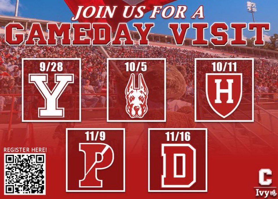 Looking forward to being on campus. Thank you <a href="/DanSwanstrom/">Dan Swanstrom</a> for the invite. <a href="/BigRed_Football/">Cornell Football</a>