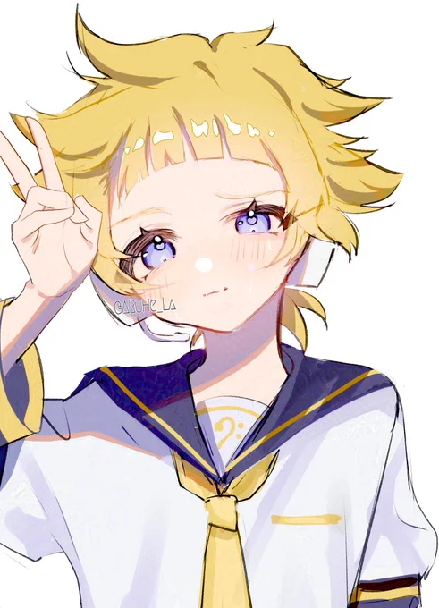 ぱっつん前髪可愛すぎたので描きました。。!! 