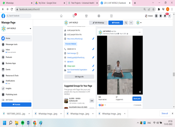 Online Yoga Classes for prevention of COVID-19

uhfworld.net/project/online…

#yoga #meditation #yogapractice #yogainspiration #fitnessmotivation #yogapose #healing #fit #peace #Uhf