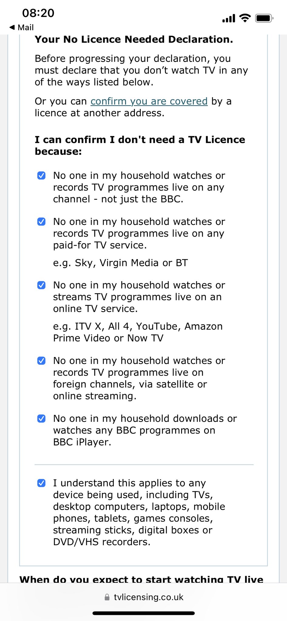Suzanne Raine on X: &ldquo;I must declare this in order not to have a TV 