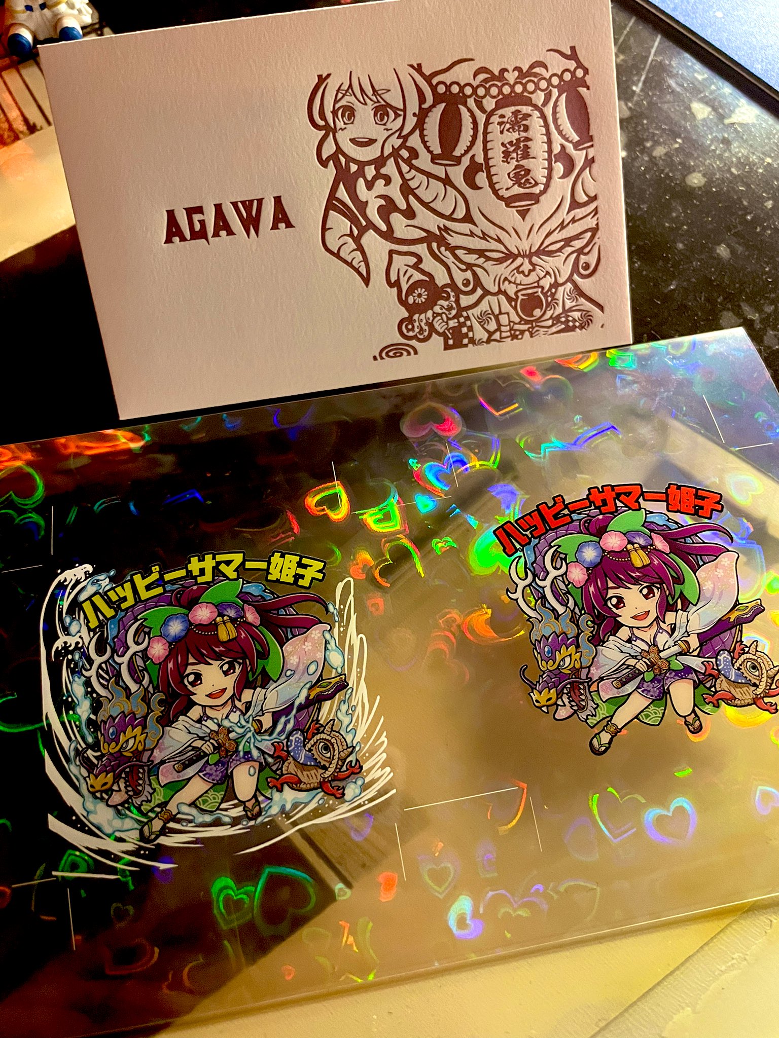 AGAWA 釣銭無妖 3種 フルコンプ さん家祭り シール さん家祭り2022年AGAWAブースのお品書き（随時更新） ｜ シール