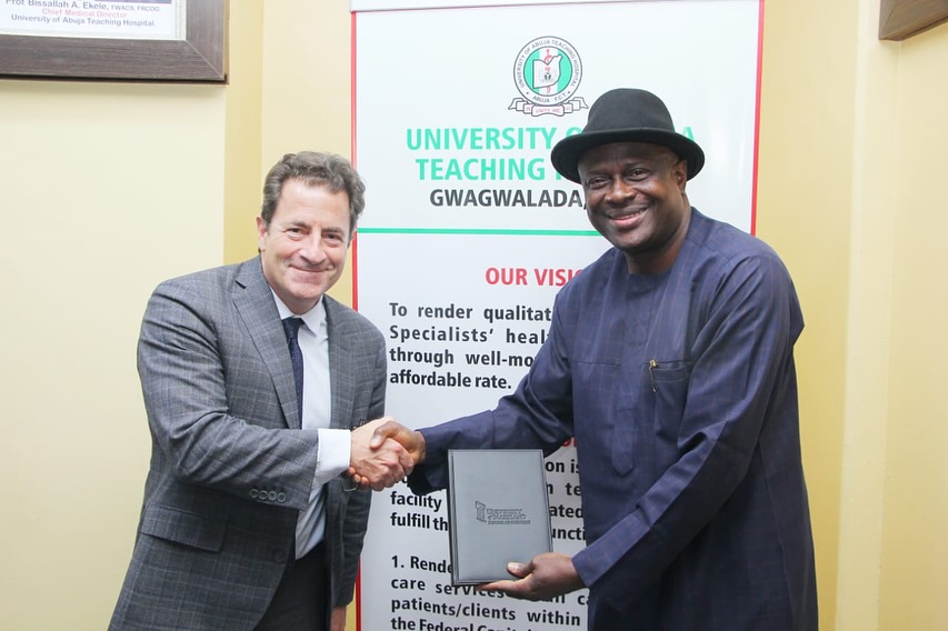 UATHospital's tweet photo. University of Maryland, IHVN pays a courtesy visit to UATH
By Information Unit
The University of Maryland School of Medicine with the Institute of Human Virology of Nigeria (IHVN) on Friday, 16th August 2024, paid a courtesy visit to the University of Abuja Teaching Hospital https://t.co/5tDA3NxeEK