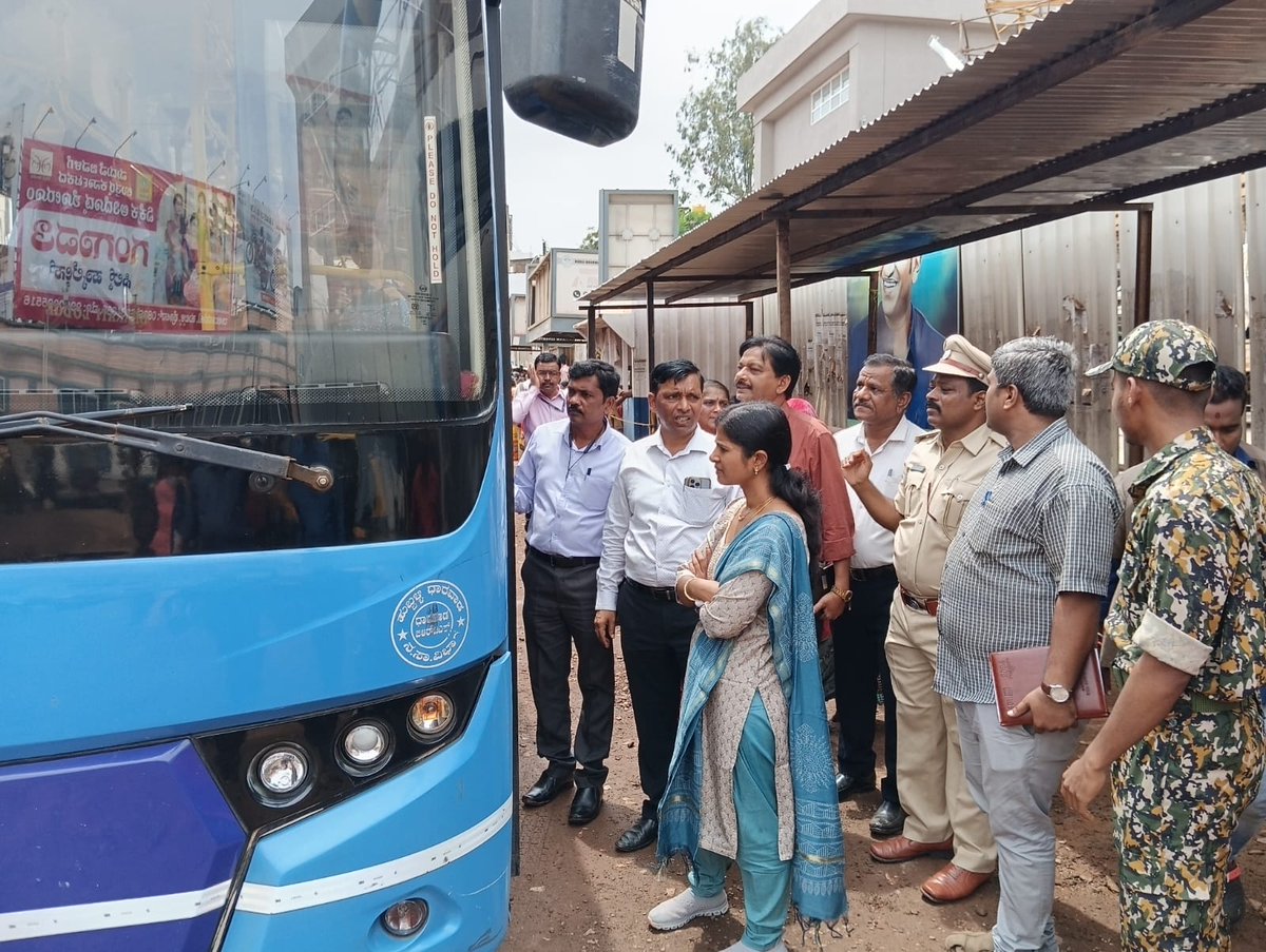 Hubballi Dharwad Bus Rapid Transit System (BRTS) tweet media