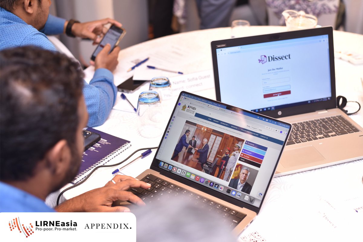 LIRNEasia's tweet photo. 1/4 We recently launched "Dissect", an AI-powered web tool to support fact-checking and journalism.
#AIInJournalism #Dissect #FactChecking #TechForGood #JournalismInnovation #Misinformation #LIRNEasia #TechInMedia #Appendix #SriLanka #FakeNews #AI https://t.co/BGlLmbPji7