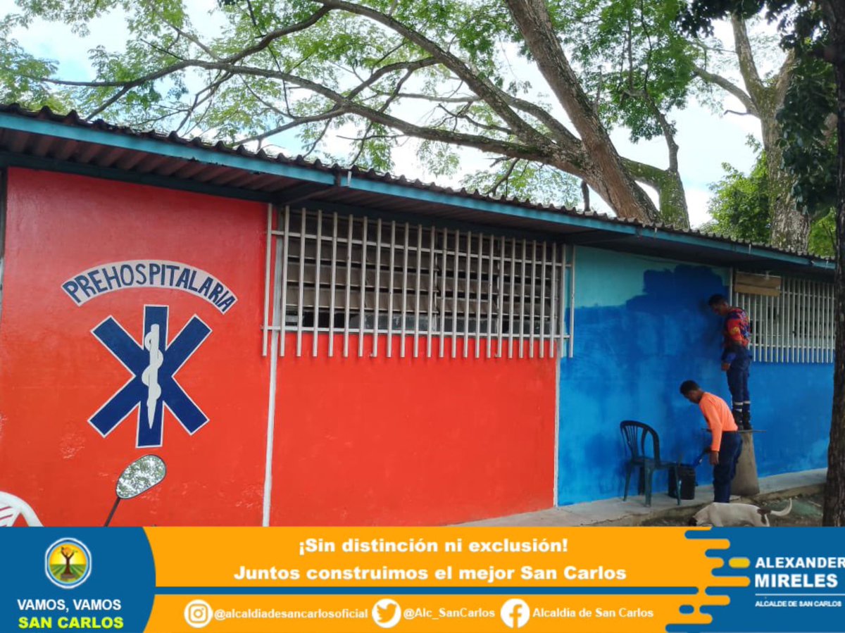 Alc_SanCarlos's tweet photo. #BuenosDiasSanCarlos// Alcalde Alexander Mireles: Bendiciones a todos. A caminar por la salud. Hoy seguimos trabajando en la dotación de uniformes a nuestros valientes funcionarios de Protección Civil. Ayer un retraso en el servicio de recolección de desechos sólidos. https://t.co/ySGA9IE8bZ