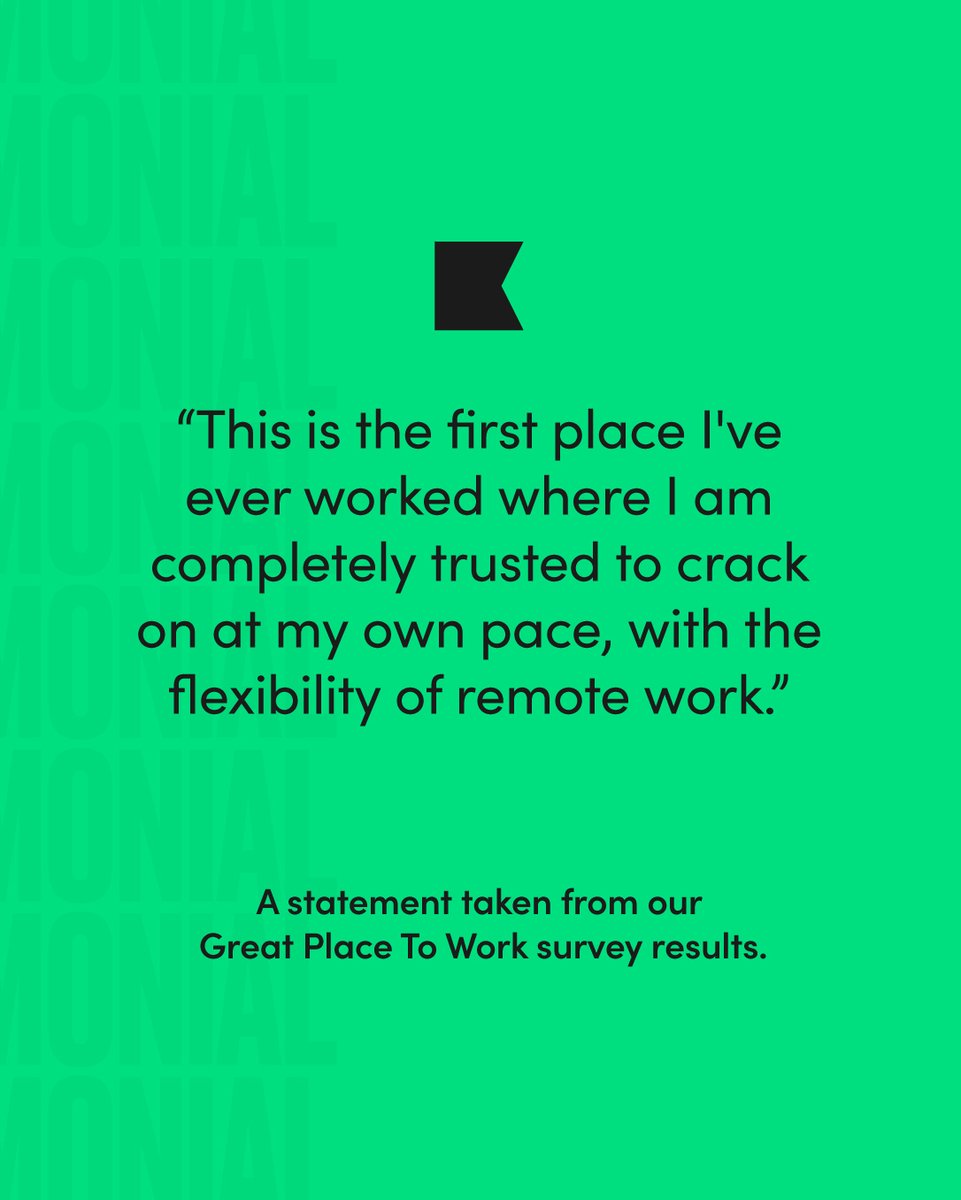 🎉 We're a GREAT place to work. 🎉

No, really, we're certified by <a href="/GPTW_UK/">Great Place to Work® UK</a> – the global authority on #WorkplaceCulture – following a survey from our crew.

Curious to know what qualifies us as a #GreatPlaceToWork?

Find our results, here: thebiggerboat.co.uk/news/we-re-off…