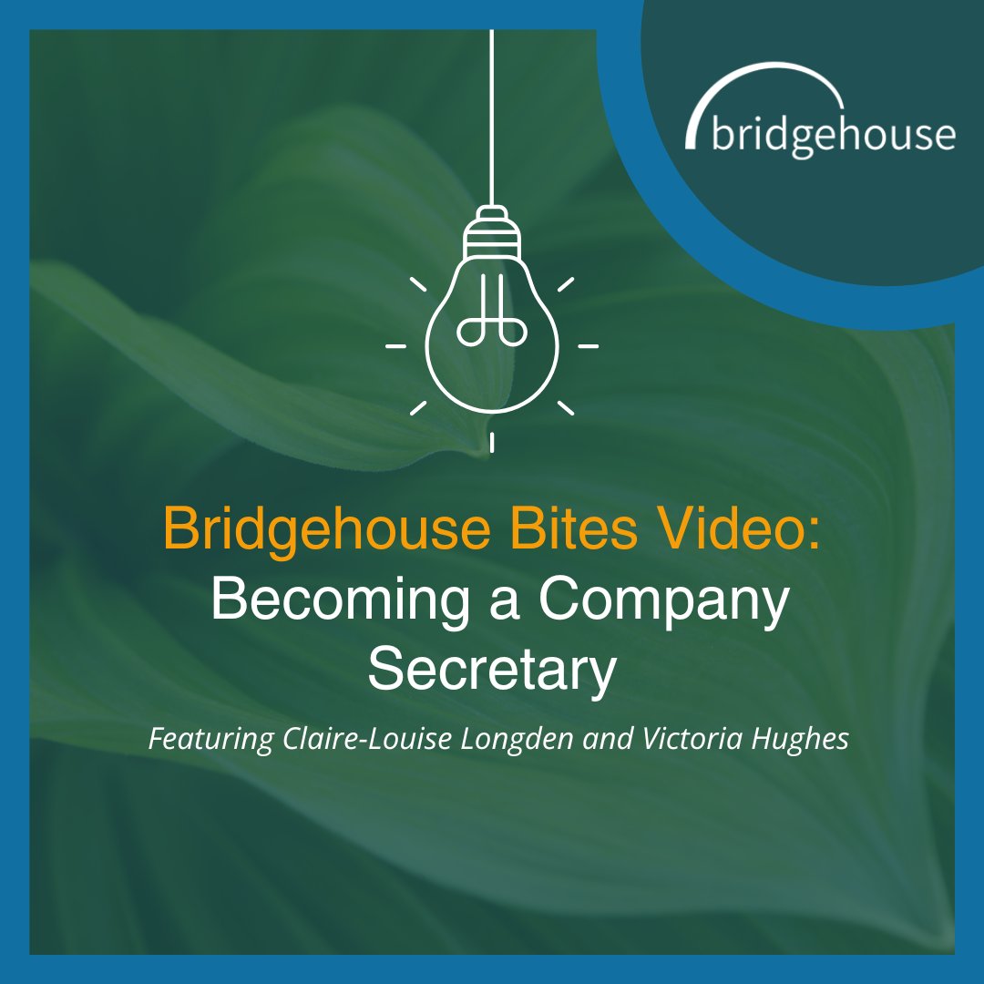 If you’re an upcoming or student company secretary then our latest video is for you! We spoke with two of our fantastic company secretaries to get their advice for aspiring company secretaries. Watch the video here youtube.com/watch?v=N5iFq5…  #companysecretary #cosec #governance