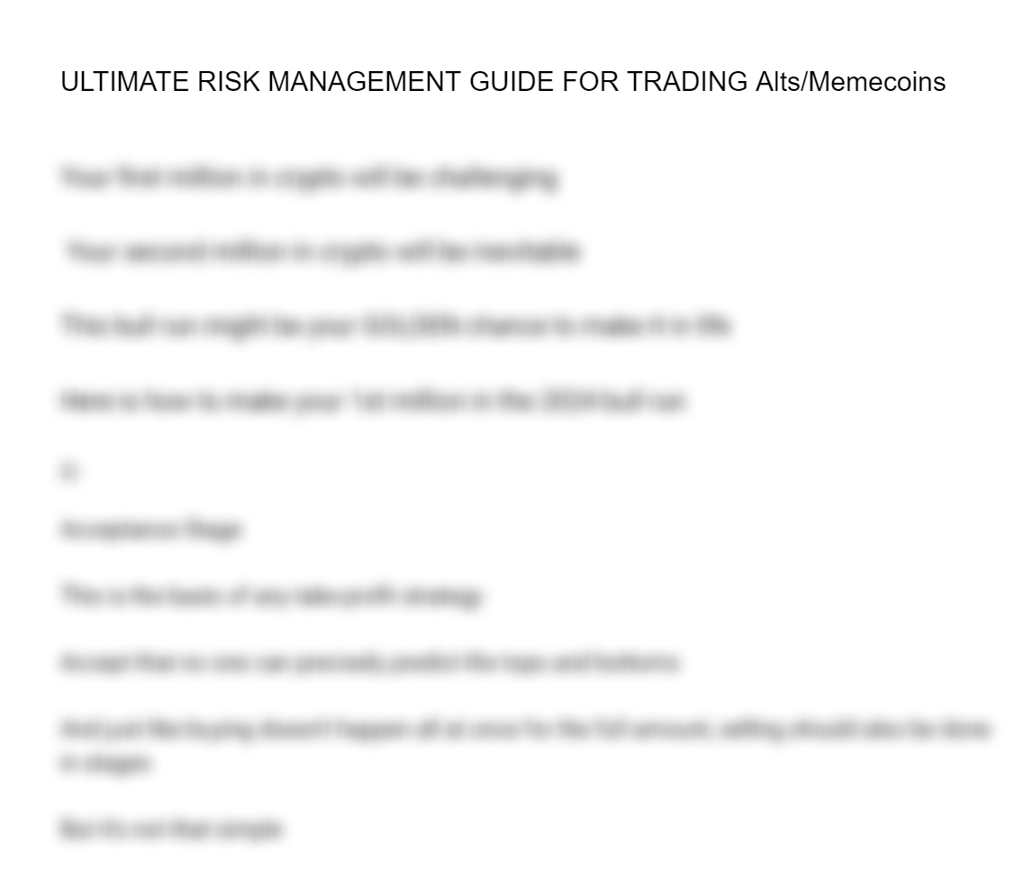 cryptosymbiiote's tweet photo. I earned ~$500k on memecoin with my risk management strategy!

I wrote a 3-page guide for u on how you can do the same

Want me to DM it to u for FREE?

1) Like, rt this post
2) Must be following
3) Comment the word "Memecoin"

Do it for the first 200 ppl only https://t.co/9Aqrt8DFnb