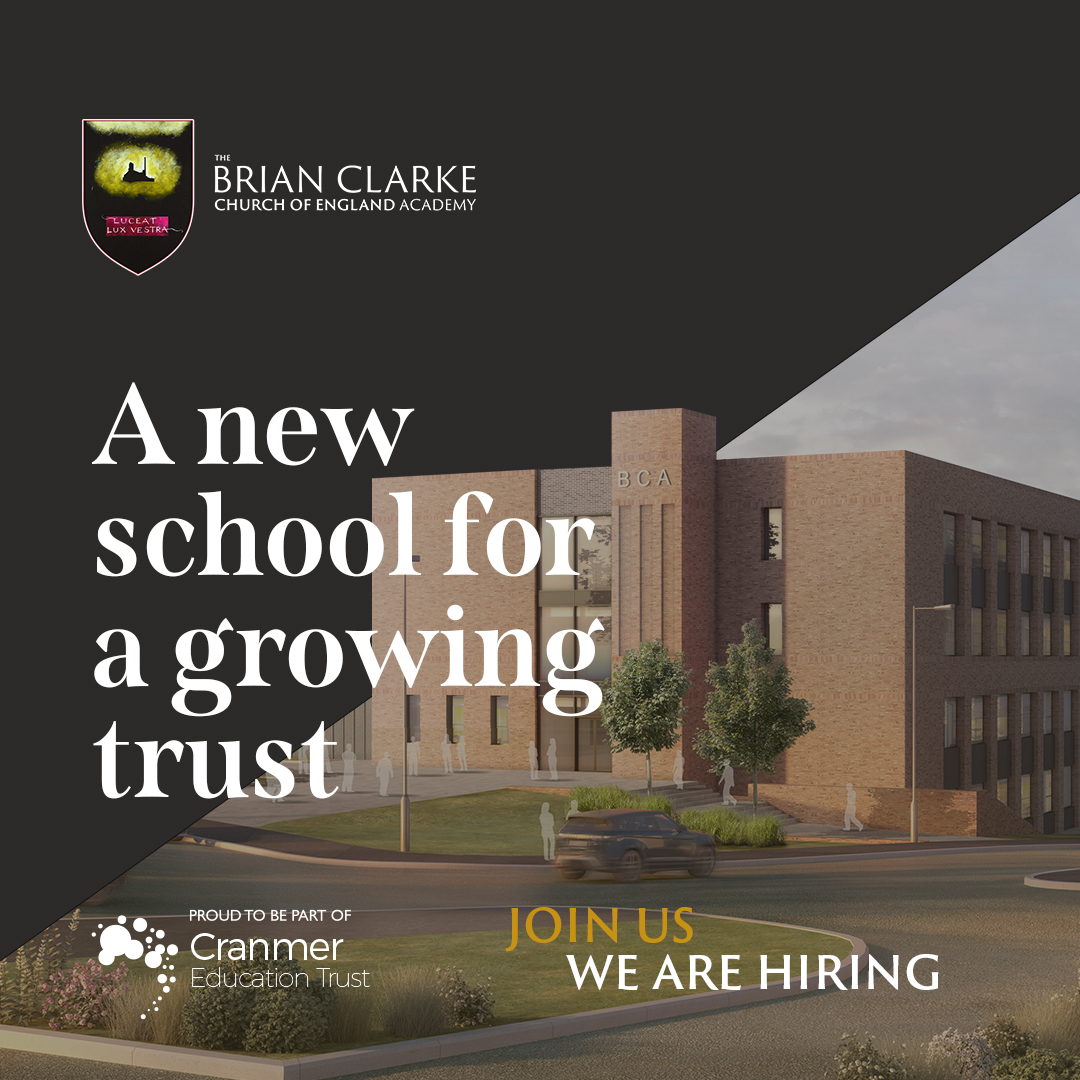 BrianClarkeAcad's tweet photo. JOB ALERT: The Brian Clarke CE Academy is looking to appoint an inspirational and dedicated Level 3 Teaching Assistant to support our Achievement for All (AfA) department.

Please click the link below for more information and to apply:

https://t.co/PU77Sv3CpO https://t.co/W4Yhmqp0sL