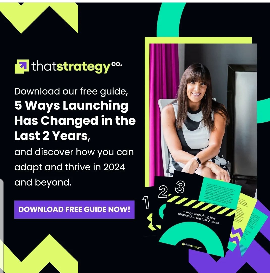Are you getting ready to launch a programme, service or membership? Have your previous launches not got the results you hoped for? Then check this out 5 ways launching has changed go.thatstrategyco.com/launchinghasch…