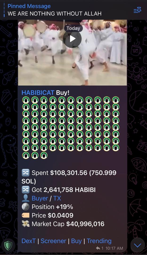 Probably nothing or something 💎👀

$Habibi
habibi.xyz

CA: 864YJRb3JAVARC4FNuDtPKFxdEsYRbB39Nwxkzudxy46