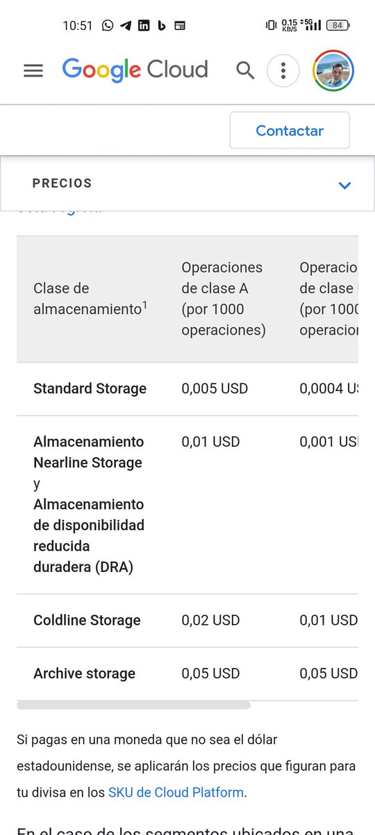 ardark27's tweet photo. @jpaask Pues en gcp con el servicio de buckets se cobra esto: https://t.co/cHpTpiNXFI