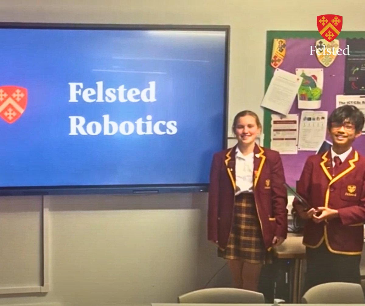 FelstedSchool's tweet photo. πOur Yr8 Robotics team triumphed in Round 1 of the 2024 Quadcopter Challenge! Their innovative design, tailored for navigating disaster zones, features advanced AI, LiDAR & durable materials, with a focus on safety & sustainability. Read more: https://t.co/K8g07Es8be
#FelstedFun https://t.co/hacKGPE30Y