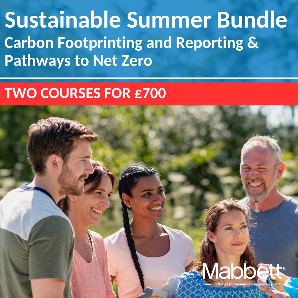 Make this your organisation’s most sustainable summer ever with our Sustainable Summer Bundle! Spaces are filling fast, so be sure to book today! Contact gep.training@mabbett.eu to book. 

#iema #environmentaltraining #pathwaystonetzero #carbonfootprint