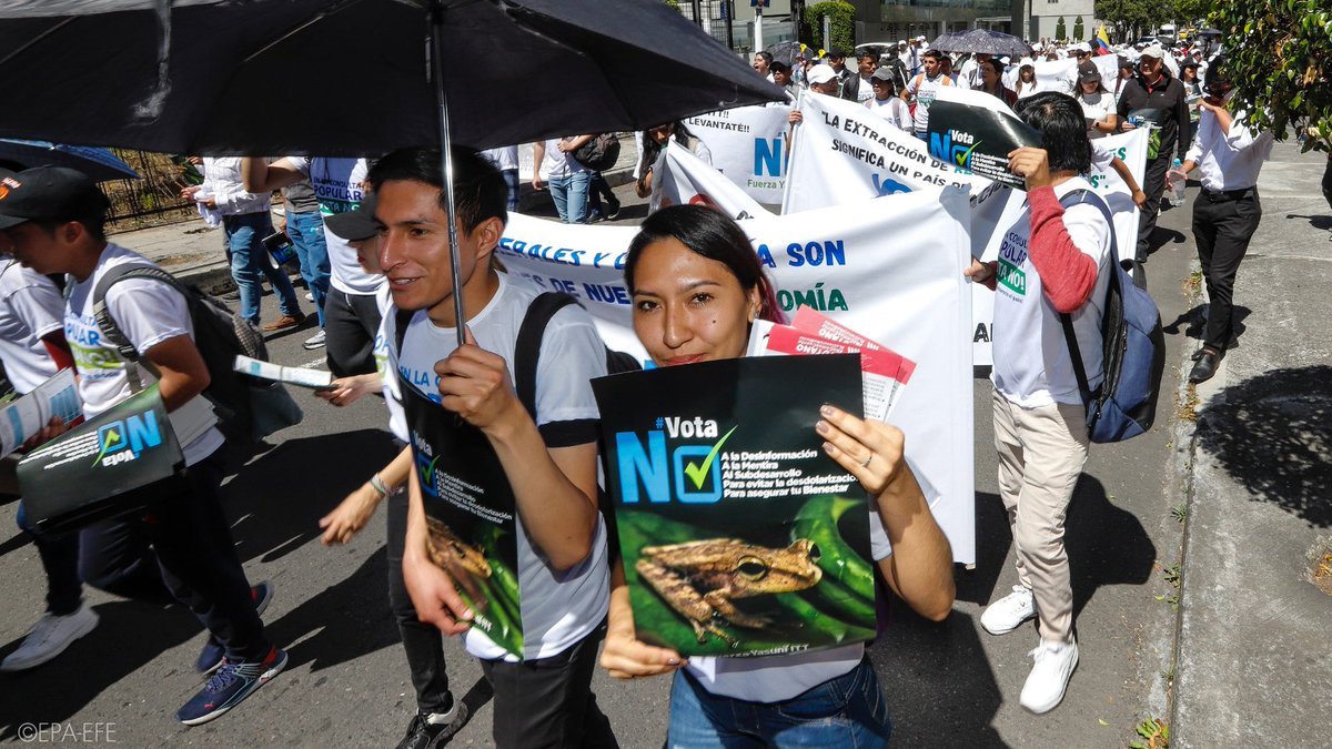 UN_SPExperts's tweet photo. #Ecuador 🇪🇨 must respect the will of the people and halt oil drilling in #Yasuní Park - one of the most biodiverse places on earth &amp; home to indigenous Peoples: UN #HumanRights experts express alarm at reports of new wells being drilled. 

https://t.co/KBTsgbdeAe https://t.co/k0CXelbStS